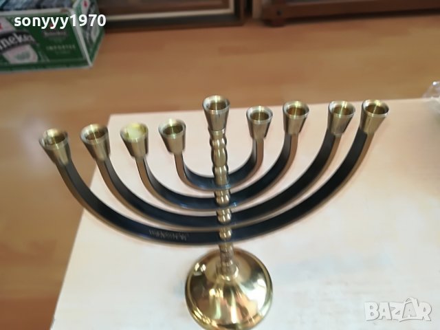 karshi-hand made jerusalem-свещник от франция 1712221735, снимка 12 - Антикварни и старинни предмети - 39039544