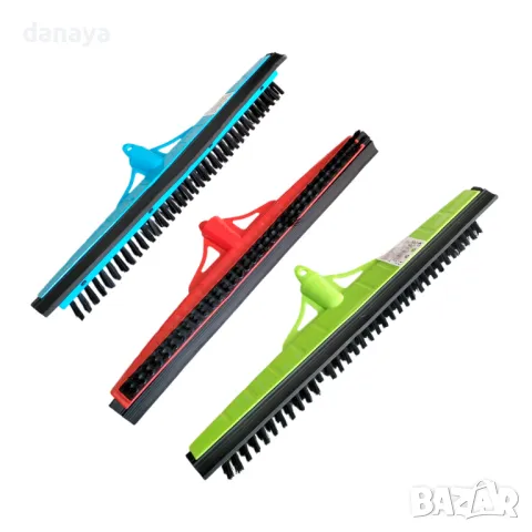 5813 Подочистач регла гума за почистване на под с четка, снимка 3 - Мопове, кофи, четки и метли - 49478646