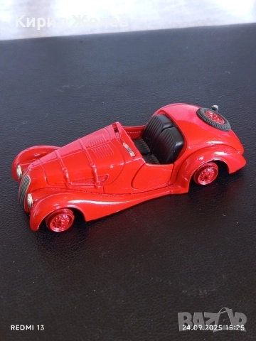 Метална количка Ретро модел БМВ 328 за КОЛЕКЦИЯ ДЕКОРАЦИЯ 51355, снимка 2 - Колекции - 51822168