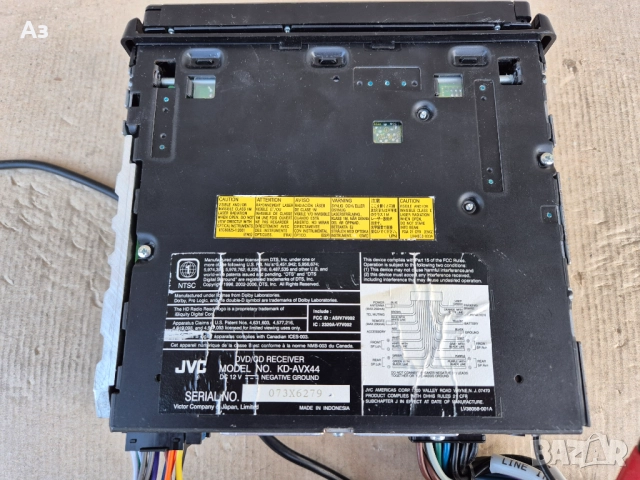 JVC El Kameleon KD-AVX44 тъчскрийн 3.5 Инчов Bluetooth, DVD, CD, USB плеър, снимка 7 - Друга електроника - 52777144