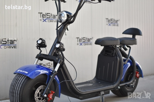 Електрически скутер BIG CITY HARLEY X7 ULTRA 1500W 60V 13Ah с LED фарове