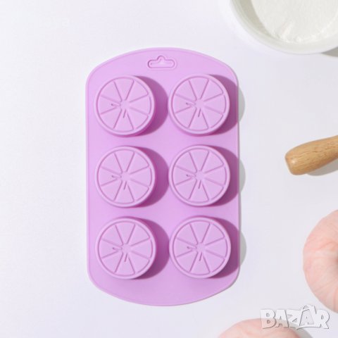 4178 Силиконова форма за бонбони и лед Портокалчета