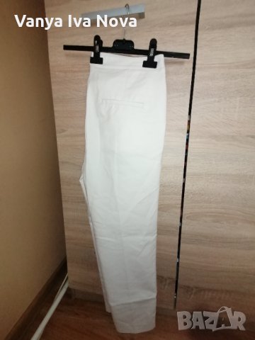 H&M бял панталон, снимка 2 - Панталони - 34992106