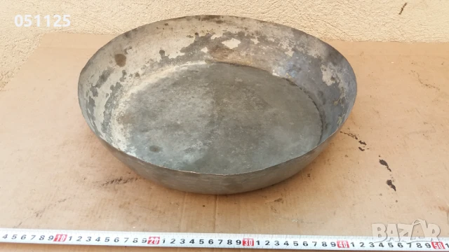 стара голяма кована бакърена тепсия, леген , тава , снимка 2 - Антикварни и старинни предмети - 50596438
