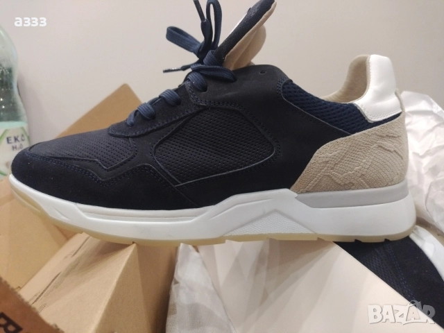 мъжки маратонки 45 номер естествена кожа bullboxer , снимка 5 - Маратонки - 52671809