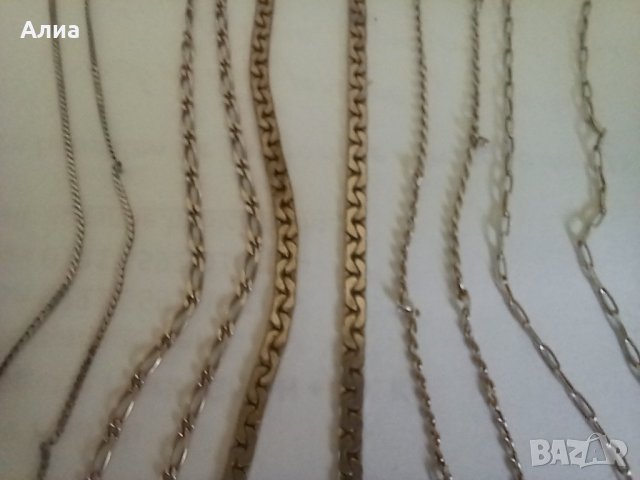 Сребърни верижки и висулки, обеци, снимка 16 - Колиета, медальони, синджири - 42077701
