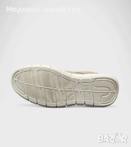 Мъжки обувки в бежево с връзки , снимка 4 - Ежедневни обувки - 50030254