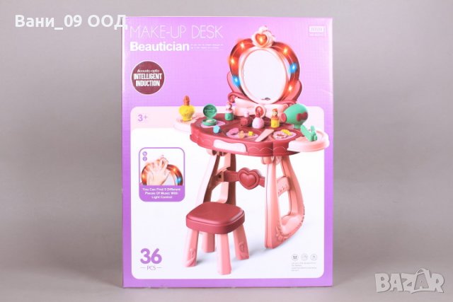 Светеща детска тоалетка, снимка 7 - Играчки за стая - 39374412