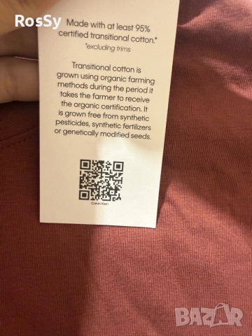 Дамска тениска Calvin Klein, снимка 4 - Тениски - 50962265