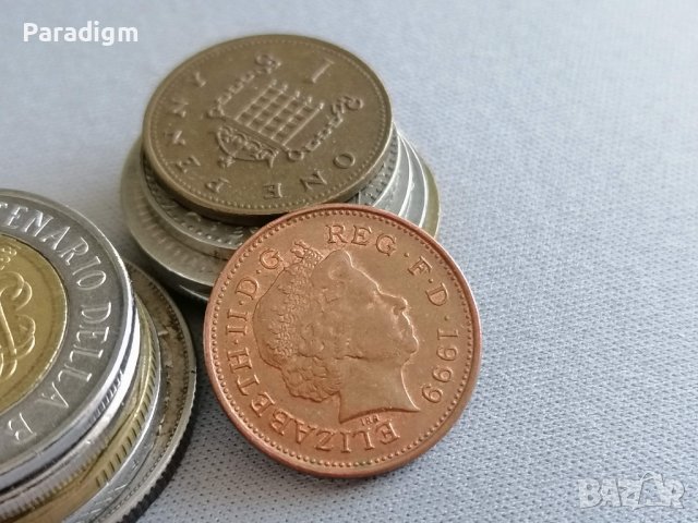 Монета - Великобритания - 1 пени | 1999г., снимка 2 - Нумизматика и бонистика - 39150613