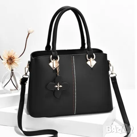 Дамска чанта Alyana Black, снимка 4 - Чанти - 47924666