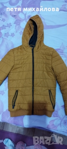унисекс жълто яке