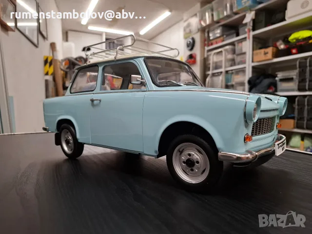 Trabant 601 + каравана Würdig 301 – 1:8, снимка 7 - Колекции - 56416309