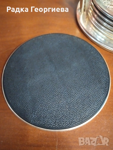 Посребрени подложки за чаши, снимка 5 - Антикварни и старинни предмети - 51553039