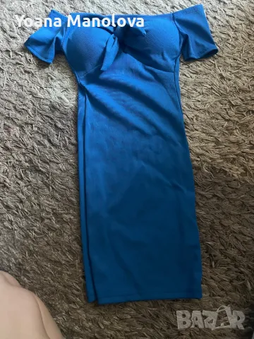 Синя рокля, снимка 2 - Рокли - 50333406