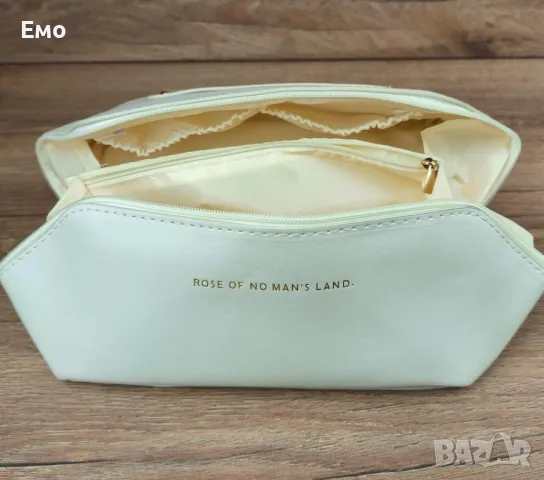 Козметична чанта, бяла , снимка 4 - Чанти - 48588472