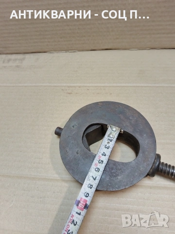 Соц Старо Каруцарско Ренде Стяга 1.240кг. НОМЕР 402., снимка 13 - Антикварни и старинни предмети - 53940497