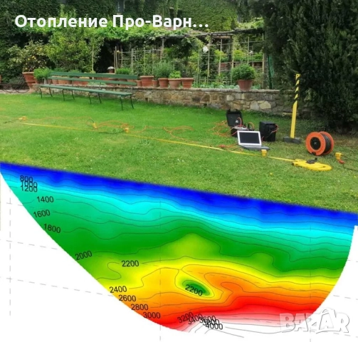 3D ПРОФЕСИОНАЛНО ИЗМЕРВАНЕ ЗА ВОДА С ЕЛЕКТРОРЕЗИСТИВЕН ТОМОГРАФ