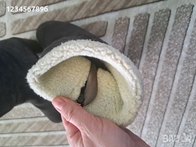Топли боти естествен велур 37номер, снимка 3 - Дамски боти - 39710585