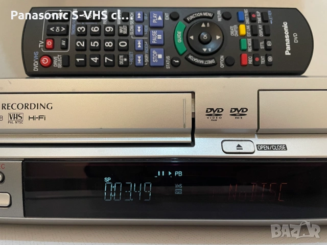 Panasonic DMR-ES30VEBS VHS-DVD recorder, снимка 5 - Плейъри, домашно кино, прожектори - 53348073