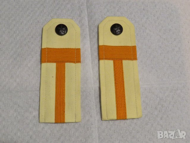 Чифт  военни пагони - СТАРШИНА от 80те - съхранете спомена и духа за Българската армия армейски