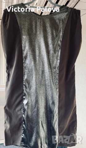 Ефектна дизайнерска рокля ULDAHI цвят mocha, снимка 5 - Рокли - 53013023