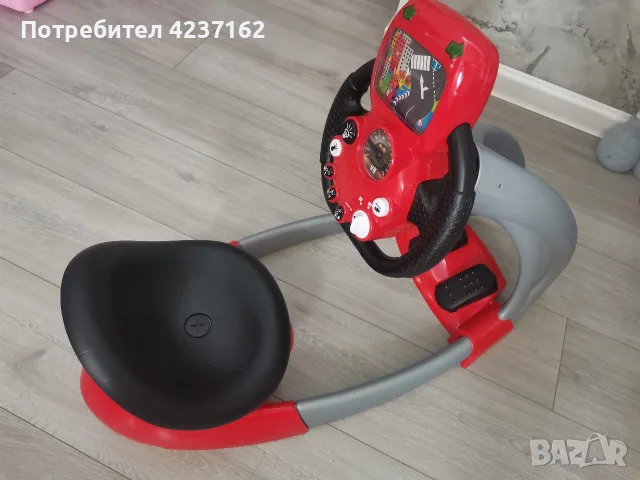 Детски симулатор за шофиране Smoby - V8 пилот, снимка 5 - Играчки за стая - 56118466