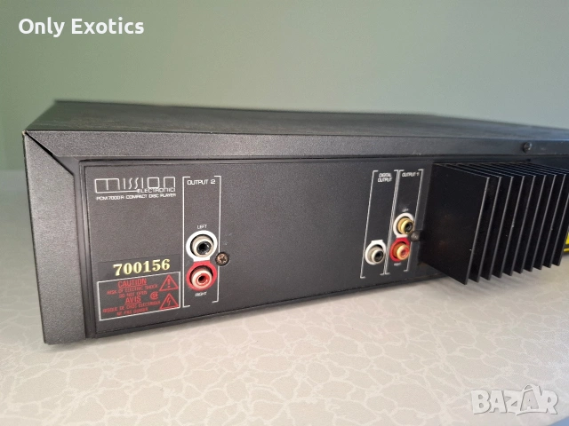 MISSION PCM 7000 cd player TDA1541-S1, снимка 5 - Аудиосистеми - 54099662