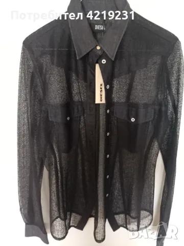 Риза Diesel от черна дантела