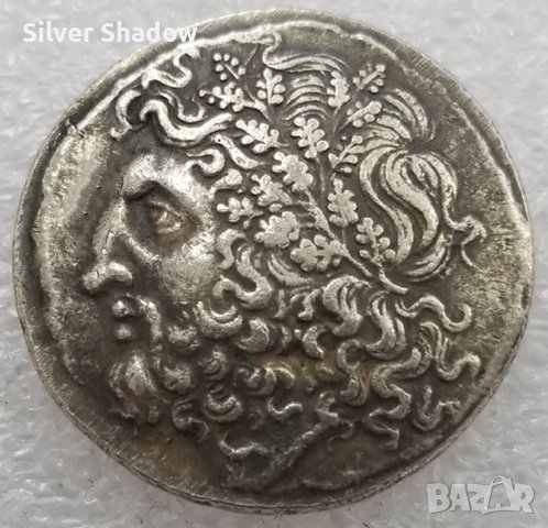 Монета Тетрадрахма на цар Пир - РЕПЛИКА, снимка 1 - Нумизматика и бонистика - 37265010