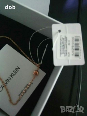 Нова гривна Calvin Klein Rose Gold Plated Stainless Steel, снимка 7 - Гривни - 30659555