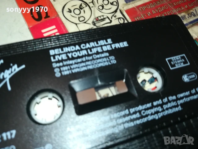 BELINDA CARLISLE-ORIGINAL TAPE 1408251540, снимка 6 - Аудио касети - 51366733