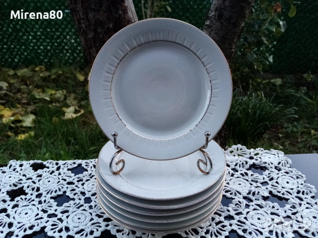 Десертни чинии - Китка - 7 бр.