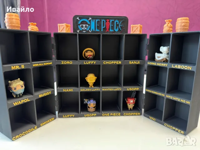 One Piece органайзер за фигурки – 3D принтиран