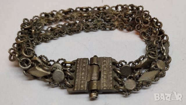 Възрожденска сребърна гривна, снимка 3 - Гривни - 29797948