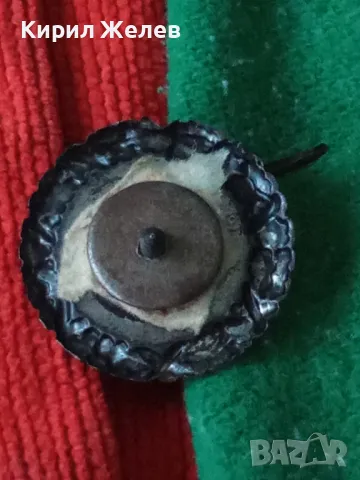 СТАРИННА РЯДКА ЛОВНА ЗНАЧКА на ВИНТ със СЛЕДИ от ПОСРЕБРЯВАНЕ 46906, снимка 14 - Колекции - 46495004