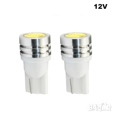 M-Tech LED крушки W5W T10 W2.1x9.5d 12V 2 броя, снимка 3 - Аксесоари и консумативи - 55865077