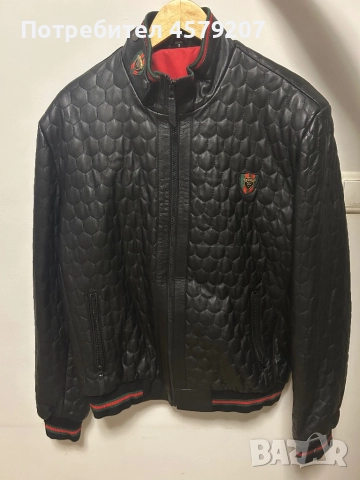 Мъжко кожено яке GUCCI