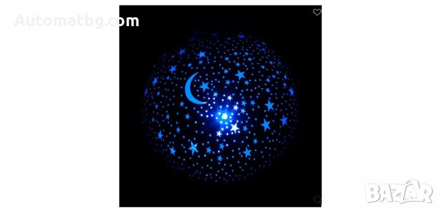 Въртящ се LED прожектор, Звезди, Automat, снимка 3 - Прожектори - 34150674