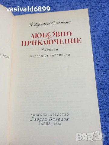 Джулиън Саймънс - Любовно приключение , снимка 4 - Художествена литература - 54182876