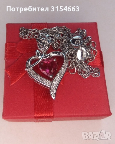 Колие с кристали , снимка 6 - Колиета, медальони, синджири - 51682078