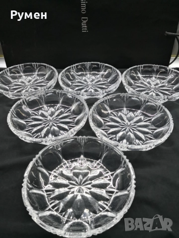 Кристални подноси, чаши, латиери, купи, снимка 14 - Чаши - 50991334