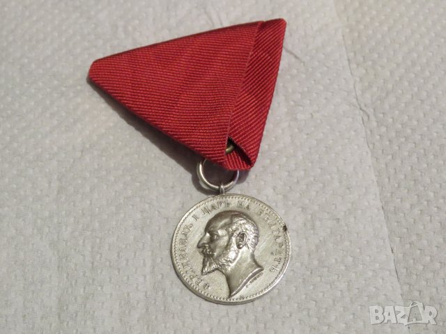 Български  сребърен Царски орден за заслуга  от времето на Фердинанд I, Царство България сребро, снимка 3 - Антикварни и старинни предмети - 35060547