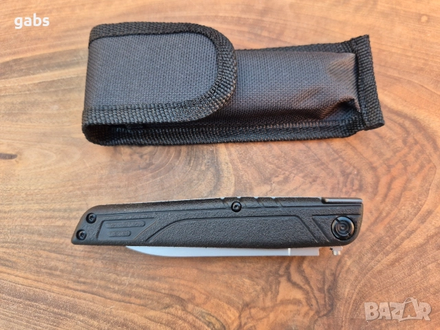 Италиански автоматичен нож Leverletto AKS by Bill Deshivs, снимка 5 - Ножове - 52867026