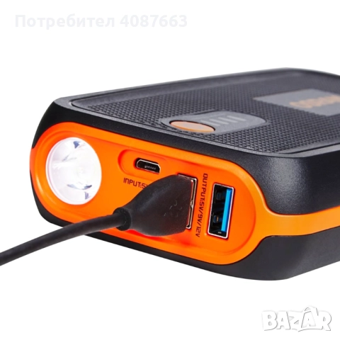 Джъмп Стартер, OSRAM BATTERYstart 400, OBSL400, 12V, 16800 mAH, снимка 4 - Аксесоари и консумативи - 52889608
