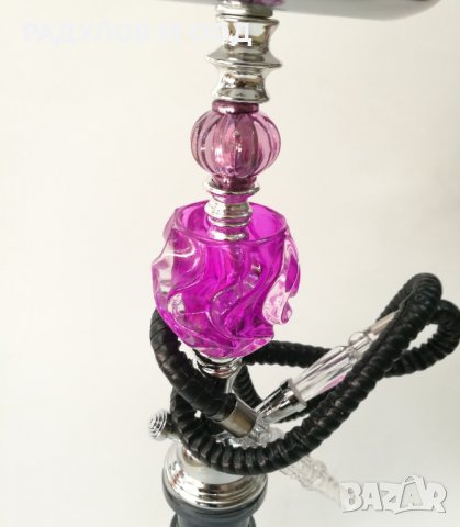 Наргиле релефно стъкло 53 см / 5061, снимка 6 - Наргилета - 35466128