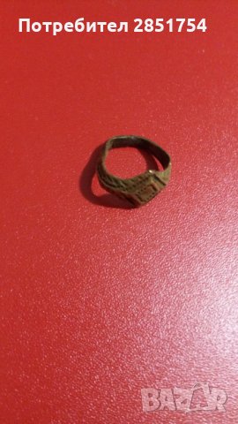 Стариннен пръстен, снимка 9 - Антикварни и старинни предмети - 31661394