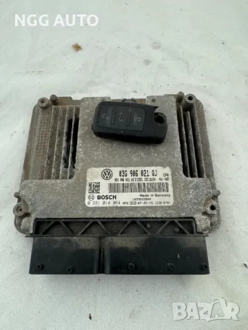 Компютър Двигател ECU за VW 1.9 TDI, 03G 906 021 QJ, 03G906021QJ, 0 281 014 064, 0281014064