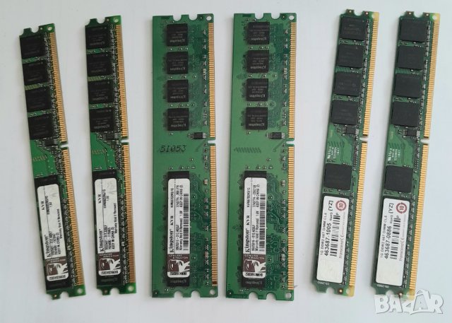 Рам памети DDR 2 за компютър, снимка 12 - RAM памет - 32852127