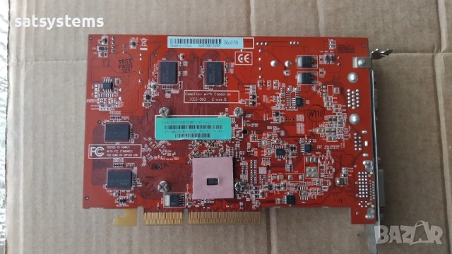 Видео карта ATi Radeon Asus X1650 Pro 512MB GDDR2 128bit AGP, снимка 8 - Видеокарти - 53928304